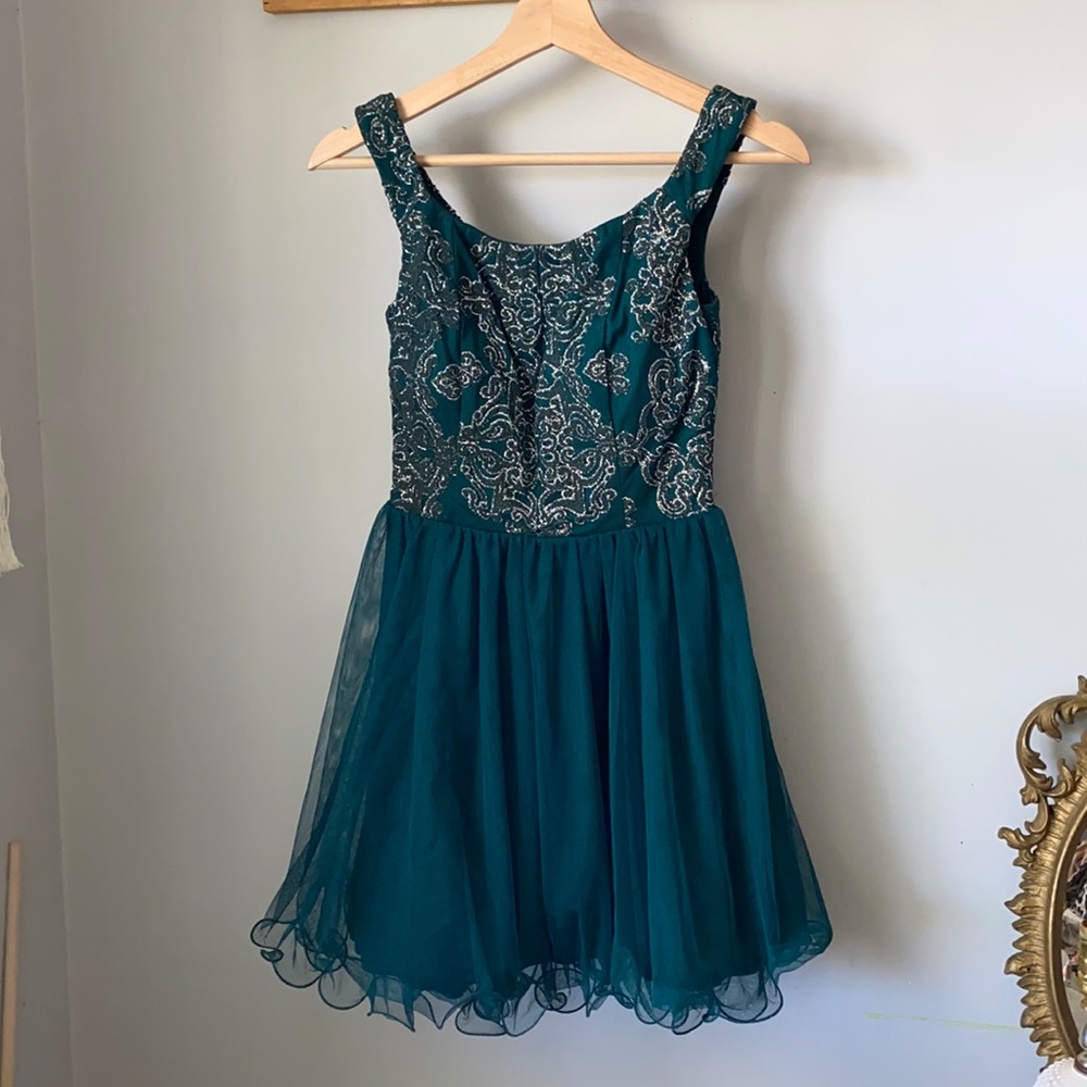 Emerald Green Homecoming Dress